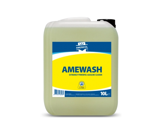 AMERICOL Amewash 10L koncentrēts attaukošanas līdzeklis rūpnieciskai tīrīšanai ar HACCP sertifikātu