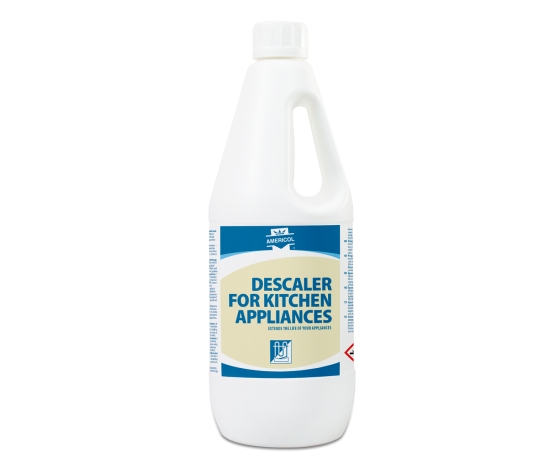 AMERICOL Descaler atkaļķošanas līdzeklis virtuves ierīcēm, 1L pudele ar koncentrātu