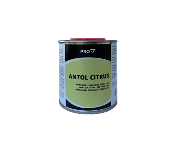 Americol Antol Citrus 250ml celtniecības tīrīšanas līdzeklis ar citrusaugļu aromātu būvniecības netīrumu efektīvai noņemšanai