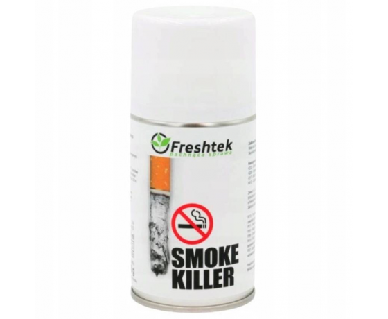 FreshTek OneShot 250ml cigarešu dūmu neitralizators ar izsmidzinātāju - profesionāls gaisa atsvaidzinātājs telpām un auto