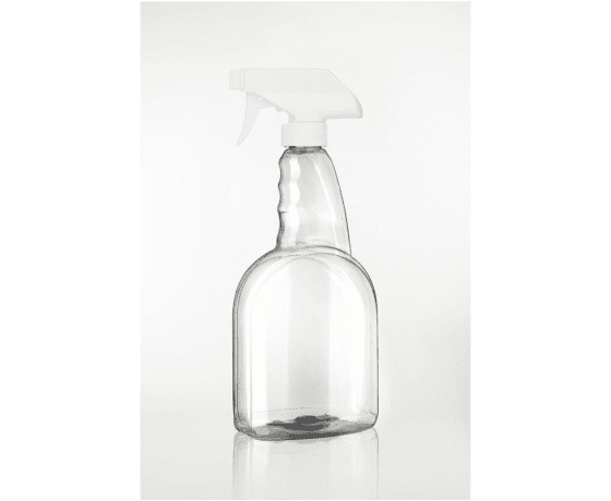 500 ml PET dozators ar izsmidzinātāju - kvalitatīva caurspīdīga pudele ar smidzinātāja uzgali