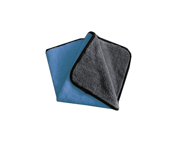 Dubultā auto lupatiņa TURBO Blue 40x40cm ar UpPoly šķiedru tehnoloģiju automašīnas tīrīšanai un kopšanai