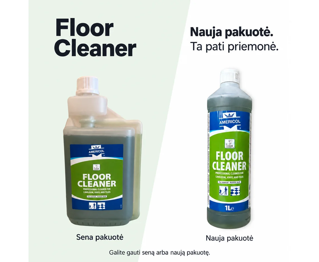 Grīdas tīrīšanas līdzeklis - AMERICOL FLOOR CLEANER - ECOLABEL 1 l (koncentrāts)