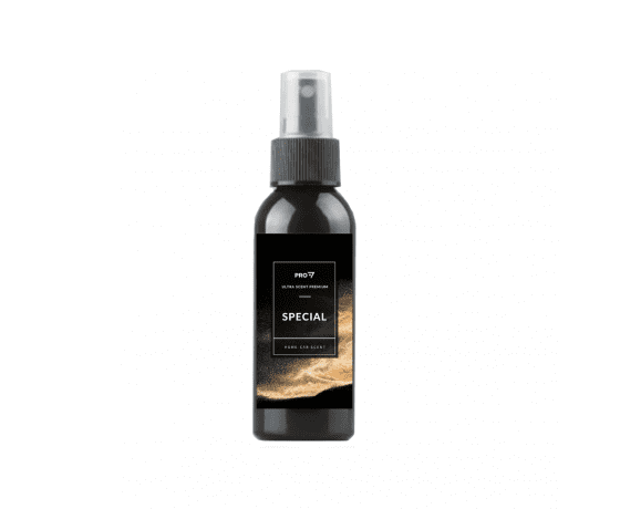 PRO7 Special aromāta izsmidzinātājs 100ml ar bergamotes un persiku notīm automašīnām un mājai