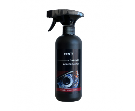 Car Care Insect Remover 500ml pudele kukaiņu atlieku noņemšanai no auto virsmām
