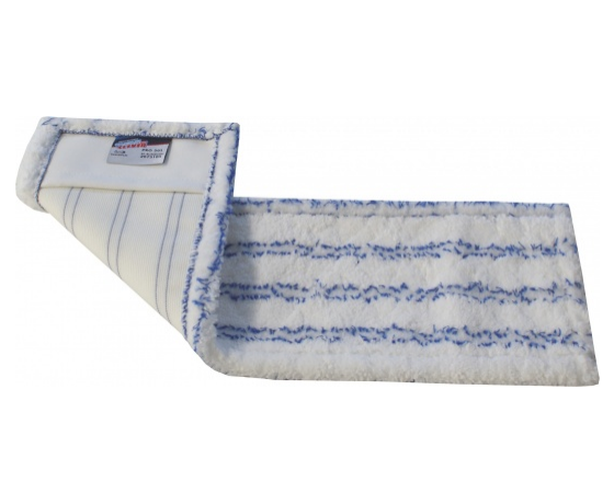 Profesionāla grīdas lupata PRO301 ar kabatām, 40x13cm izmērs, piemērota visiem grīdas tipiem