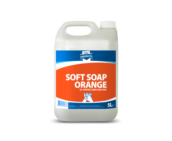 AMERICOL Soft Soap 5L šķidrās roku ziepes ar svaigu aromātu dezinfekcijai