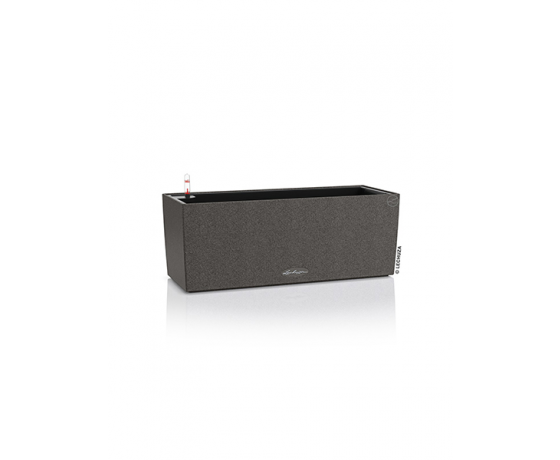 Balconera Stone 50 puķu pods Graphite Black krāsā ar viedo laistīšanas sistēmu