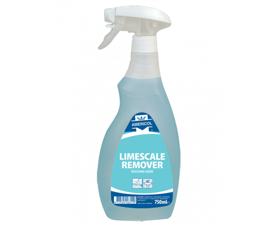 AMERICOL LIMESCLE REMOVER 0.75L putojošs kaļķakmens tīrītājs ar koncentrētu sastāvu vannas istabas virsmu tīrīšanai