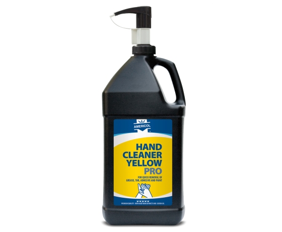 Americol Hand Cleaner Yellow Pro 3.8L roku tīrīšanas pasta ar dabīgām granulām rūpniecisko netīrumu noņemšanai