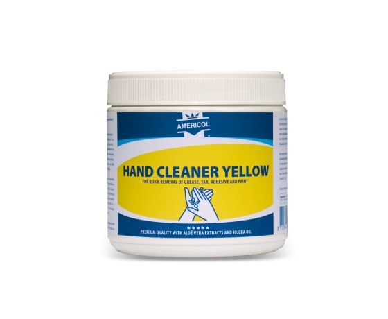 Americol Hand Cleaner Yellow 0,6l roku tīrīšanas pasta rūpnieciskiem netīrumiem ar dabīgām sastāvdaļām
