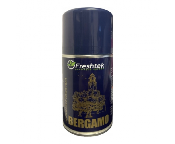 Freshtek OneShot Bergamo 250ml smaržu neitralizators ar maigu bergamota aromātu gaisa atsvaidzināšanai telpās