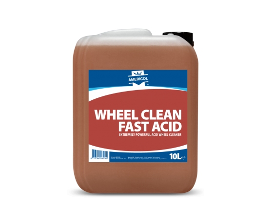 Wheel Clean Fast Acid 10L disku tīrīšanas līdzeklis pudele ar profesionālu koncentrātu auto diskiem