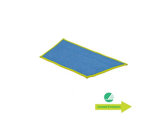 DUOTEX Shine Mop Blue 30cm mikrošķiedras spodrināšanas lupatiņa ar dubultu slāni gludām virsmām