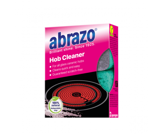 Abrazo Hob Cleaner sūkļi plīts virsmai ar abrazīvo pusi un dabīgām ziepēm