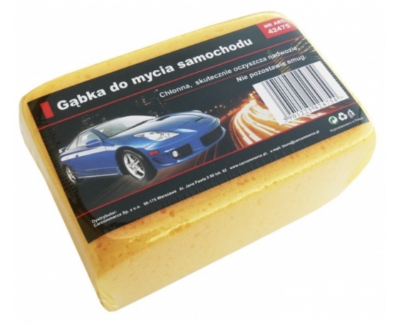 MIDI auto mazgāšanas sūklis transportlīdzekļu tīrīšanai, zils, izmērs 16x10x8 cm