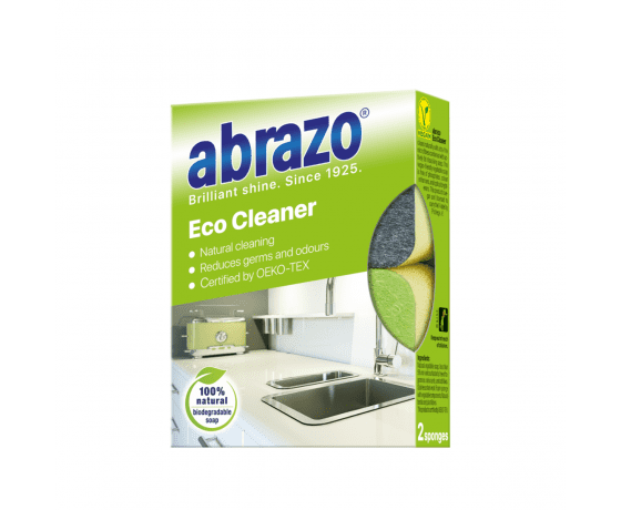 Abrazo Eco Cleaner videi draudzīgs virtuves sūklis komplektā 2 gabali