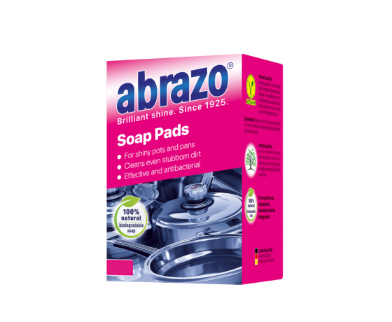 Abrazo MINI Soap Pads tērauda vilnas skrubji komplektā ar 16 gabaliem