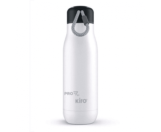 PRO7 by KIRO balta termokrūze 500ml ar dubulto vakuumizolāciju un noplūdes aizsardzību