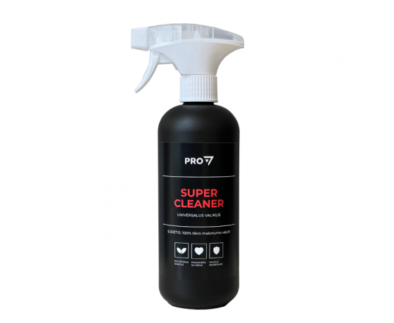 PRO7 Super Cleaner 500ml pudele universālam tīrīšanas līdzeklim netīrām virsmām