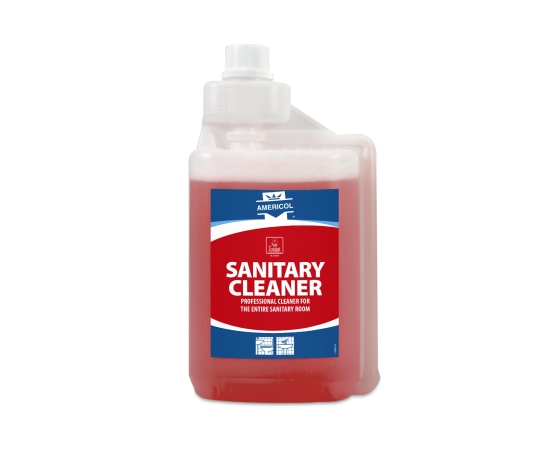 Americol Sanitary Cleaner Ecolabel vannas istabas tīrīšanas līdzeklis 1L pudele