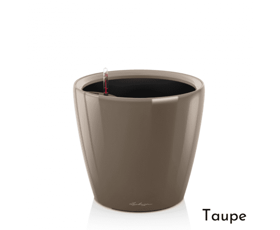 LECHUZA Classico LS 50 Taupe viedais puķu pods ar pašlaistošo sistēmu