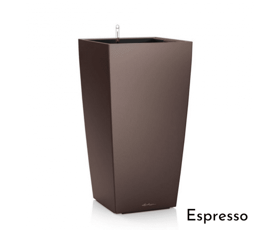 Viedais puķu pods Cubico 40 Espresso ar automātisko laistīšanas sistēmu