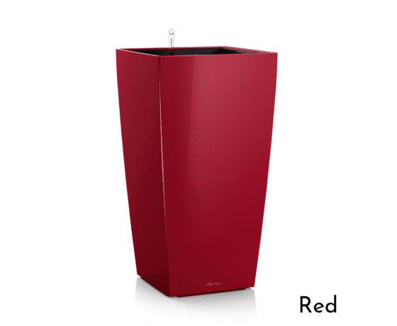 LECHUZA Cubico 40 Red viedais puķu pods ar automātisko laistīšanas sistēmu