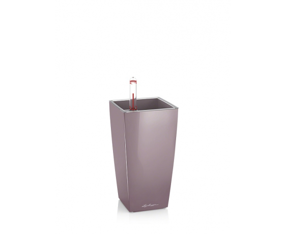 LECHUZA MINI CUBI Pastel Violet viedais puķu pods ar automātisko laistīšanas sistēmu