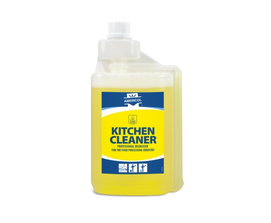Americol Kitchen Cleaner Ecolabel 1L koncentrāts virtuves virsmu tīrīšanai