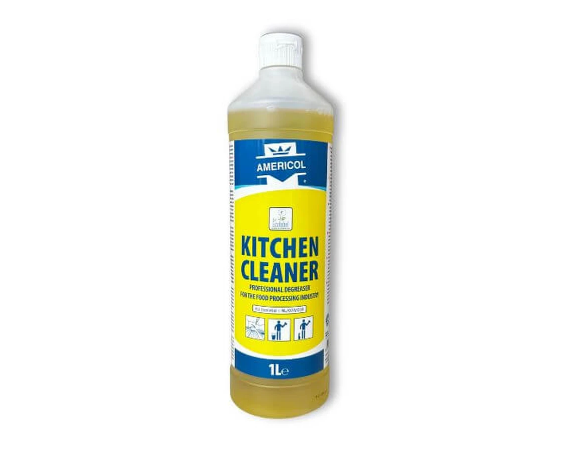 Virtuves virsmu tīrīšanas līdzeklis - AMERICOL KITCHEN CLEANER - ECOLABEL 1 l (koncentrāts)