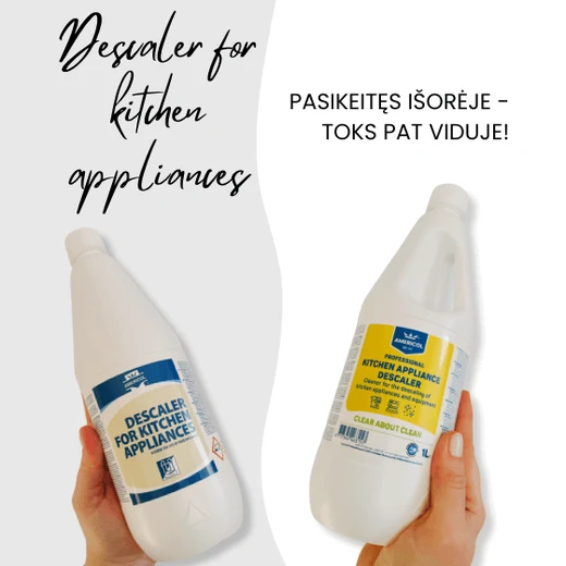 Atkaļķošanas līdzeklis – AMERICOL Descaler for Kitchen Appliances 1 l (koncentrāts)