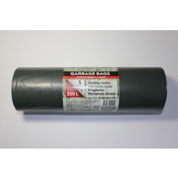 ATKRITUMU MAISI LDPE divslāņu, zaļi/melni 350 L / 5 gab.