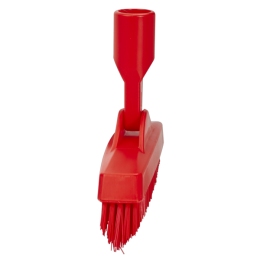 Flīžu spraugu tīrīšanas birste Vikan 225x35x90mm sarkana ar ergonomisku dizainu