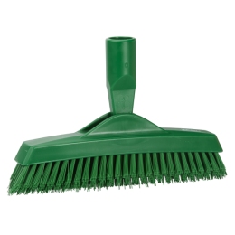 Profesionāla Vikan flīžu spraugu tīrīšanas birste 225x35x90mm zaļā krāsā