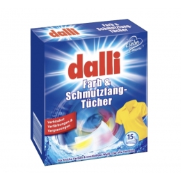 Dalli mazgāšanas salvetes krāsainiem apģērbiem (15 gab.)