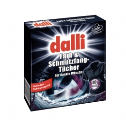 Dalli mazgāšanas salvetes melniem apģērbiem (10 gab.)