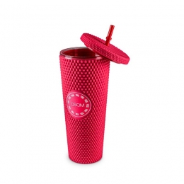 Stilīga OSOM krūze ar piramīdas ornamentu un skrūvējamu vāciņu, 710ml