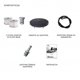 Comfort kolekcijas Bergen 8 SPA baseins ar 224cm diametru