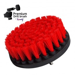 Profesionāla tīrīšanas birste Premium Drill Brush – cieta, sarkana, 13 cm