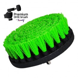 Profesionāla tīrīšanas birste Premium Drill Brush – vidēji cieta, zaļa, 13 