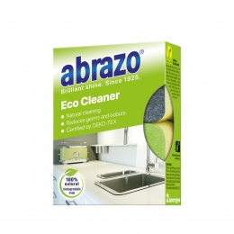 Sūklis virsmām ar skrubi – Abrazo Eco Cleaner, 2 gab.