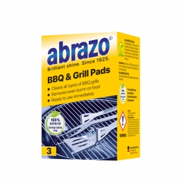 Tērauda vilnas paliktņi – Abrazo BBQ & Grill Pads, 3 gab.