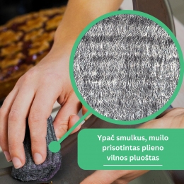 Piedegušu katlu un pannu tīrīšanas komplekts profesionālai virtuvei