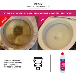 Profesionāls WC tīrīšanas koncentrāts Americol 0,75L ar spēcīgu tīrīšanas formulu