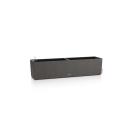 Viedais puķu pods Balconera Stone 80 Graphite black