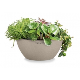 Viedais puķu pods Cubeto Stone 30 Sand Beige