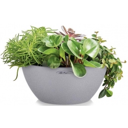 Viedais puķu pods Cubeto Stone 40 Stone Grey