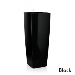 Viedais puķu pods Cubico Alto 40 Black