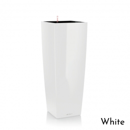 Viedais puķu pods Cubico Alto 40 White